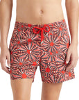 Vilebrequin - Poppy Red Oursinades 'Moorise' Swim Shorts SWIMWEAR Vilebrequin