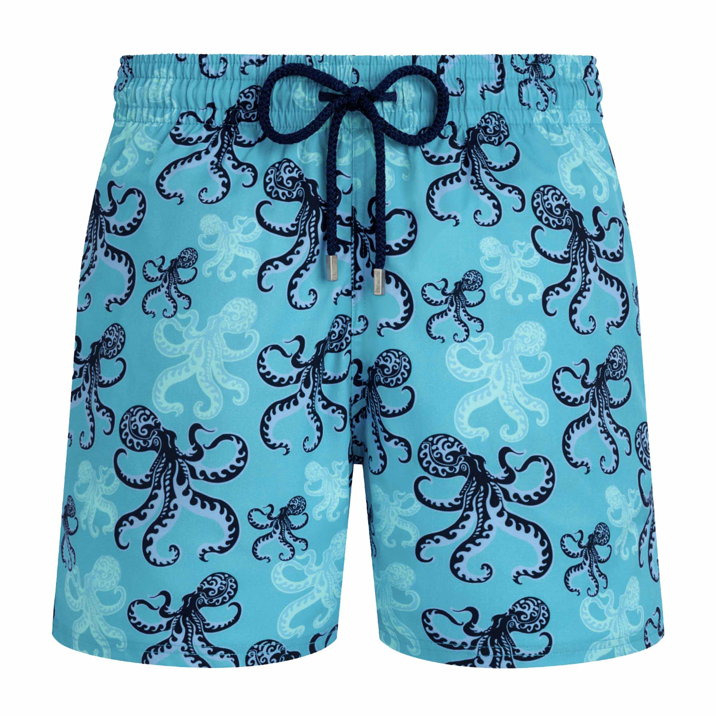 Vilebrequin Blue Bora Octopus 'Moorise' Short Swim Shorts