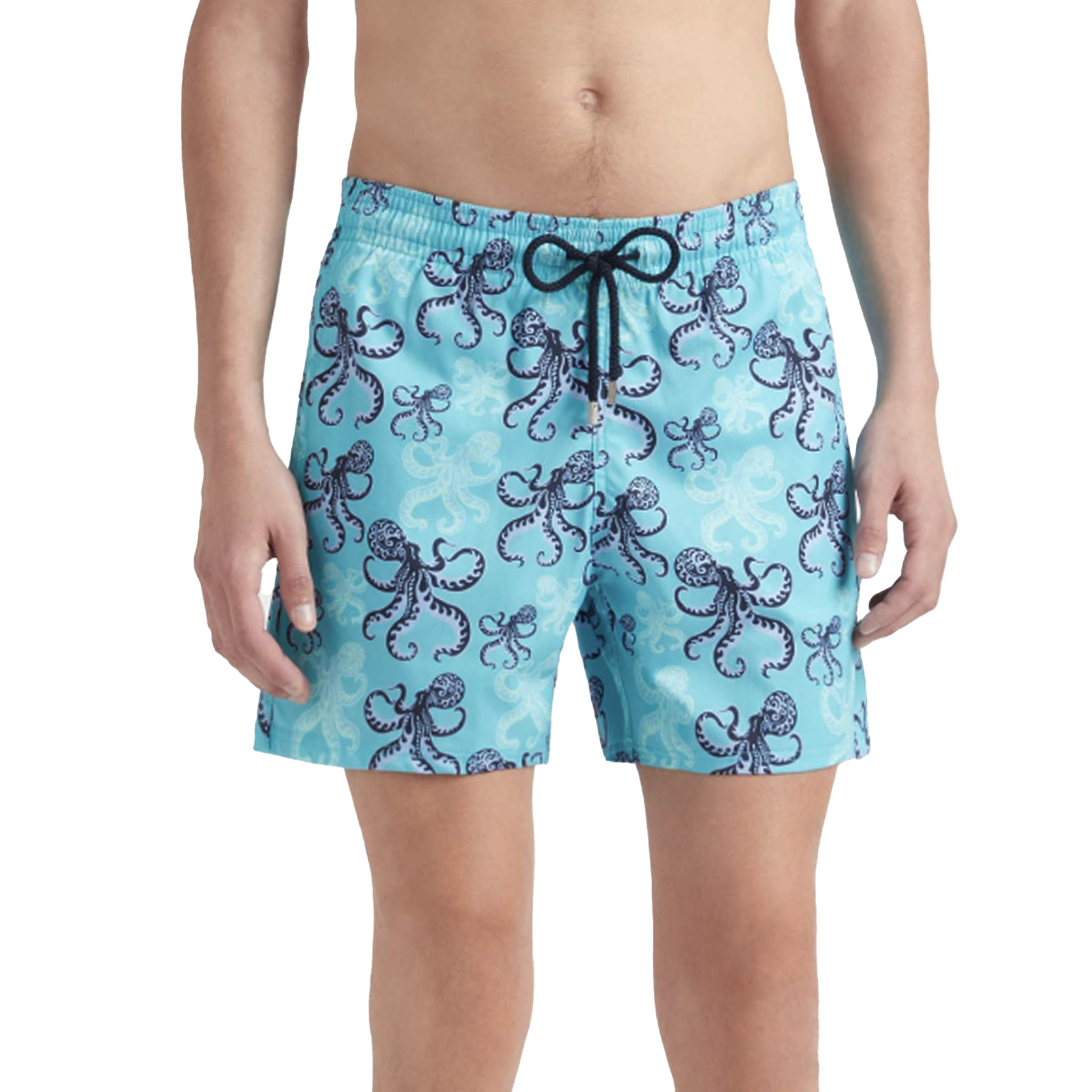 Vilebrequin Blue Bora Octopus 'Moorise' Short Swim Shorts