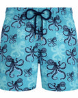 Vilebrequin - Blue Bora Octopus 'Moorise' Short Swim Shorts SWIMWEAR Vilebrequin