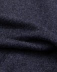 Robert Old - Navy Button Neck Wool & Cashmere Sweater KNITWEAR Robert Old