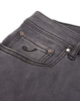 Jacob Cohen - Mid Grey 'Nick' Stretch Slim Fit Jeans JEANS Jacob Cohen