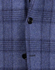 Belvest - Blue Check 'Jacket in a Box' Wool & Cashmere Unstructured Jacket JACKETS Belvest
