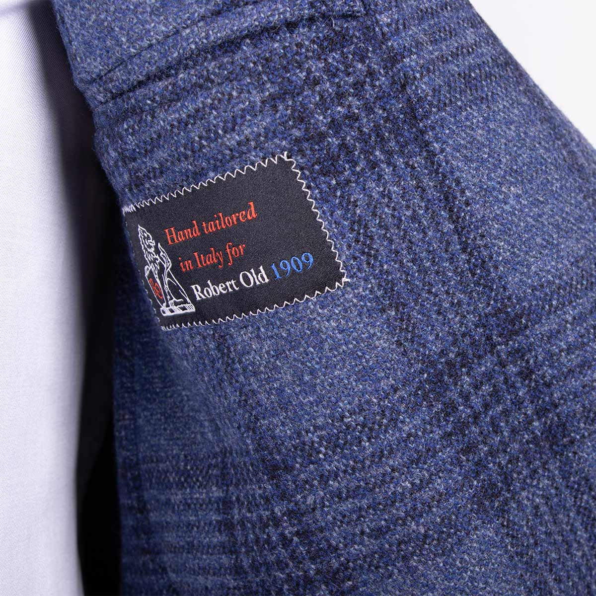 Belvest - Blue Check 'Jacket in a Box' Wool & Cashmere Unstructured Jacket JACKETS Belvest