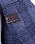 Belvest - Blue Check 'Jacket in a Box' Wool & Cashmere Unstructured Jacket JACKETS Belvest