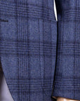 Belvest - Blue Check 'Jacket in a Box' Wool & Cashmere Unstructured Jacket JACKETS Belvest
