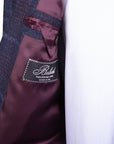Belvest - Navy Check 'Natural Soft' Wool & Cashmere Jacket JACKETS Belvest