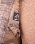 Robert Old - Brown Check Wool, Silk, & Cashmere Jacket JACKETS Robert Old