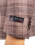 Robert Old - Brown Check Wool, Silk, & Cashmere Jacket JACKETS Robert Old