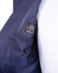 Robert Old - Navy Check Super 130's Wool Suit SUITS Robert Old