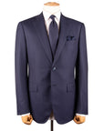 Robert Old - Navy Herringbone Super 160s Merino Wool Suit SUITS Robert Old
