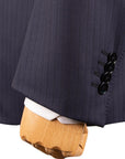 Robert Old - Navy Herringbone Super 160s Merino Wool Suit SUITS Robert Old