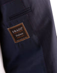 Robert Old - Navy Herringbone Super 160s Merino Wool Suit SUITS Robert Old