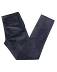 Robert Old - Light Navy Loro Piana Stretch Cotton & Wool Corduroy Trousers FORMAL TROUSERS Robert Old