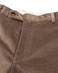 Robert Old - Mid-Brown Loro Piana Stretch Cotton & Wool Corduroy Trousers FORMAL TROUSERS Robert Old