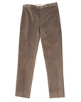 Robert Old - Mid-Brown Loro Piana Stretch Cotton & Wool Corduroy Trousers FORMAL TROUSERS Robert Old