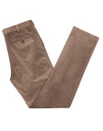 Robert Old - Mid-Brown Loro Piana Stretch Cotton & Wool Corduroy Trousers FORMAL TROUSERS Robert Old