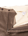 Robert Old - Mid-Brown Loro Piana Stretch Cotton & Wool Corduroy Trousers FORMAL TROUSERS Robert Old