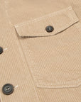 Robert Old - Beige Cotton Corduroy Overshirt L/S SHIRTS Robert Old