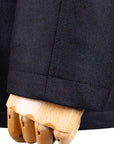 Robert Old - Navy Loro Piana Green Storm System Wool & Cashmere Overcoat OVERCOATS Robert Old