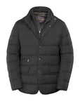 Moorer - Dark Grey 'Ilvo' Down-filled Quilted Jacket BLOUSONS MooRER