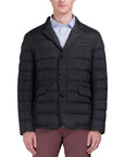 Moorer - Black 'Zayn' Down-Filled Padded Coat BLOUSONS MooRER