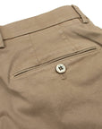 Robert Old - Dove Beige Stretch Cotton Twill Chinos CASUAL TROUSERS Robert Old