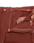 Robert Old - Rust Red Stretch Cotton Twill Chinos CASUAL TROUSERS Robert Old