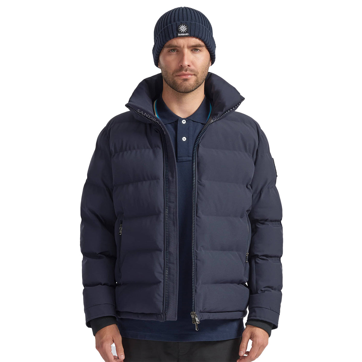 Sandbanks - Navy Banks Puffer Jacket BLOUSONS Sandbanks