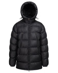 Sandbanks - Black Ravine Mid Puffer Jacket BLOUSONS Sandbanks