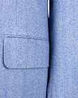 Robert Old - Blue Herringbone 100% Wool Jacket JACKETS Robert Old