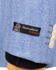 Robert Old - Blue Herringbone 100% Wool Jacket JACKETS Robert Old