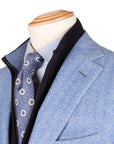 Robert Old - Blue Herringbone 100% Wool Jacket JACKETS Robert Old