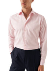 Eton - Pink Signature Twill Shirt Slim Fit Shirt L/S SHIRTS Eton