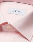 Eton - Pink Signature Twill Shirt Slim Fit Shirt L/S SHIRTS Eton