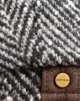 Stetson - Grey Herringbone Hatteras Flat Cap CAPS & HATS Stetson