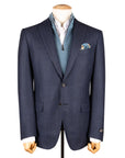 Robert Old - Navy Herringbone 100% Wool Jacket JACKETS Robert Old