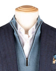 Robert Old - Navy Herringbone 100% Wool Jacket JACKETS Robert Old