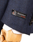 Robert Old - Navy Herringbone 100% Wool Jacket JACKETS Robert Old