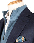 Robert Old - Navy Herringbone 100% Wool Jacket JACKETS Robert Old
