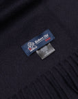 Robert Old - Navy Classic Cashmere Scarf SCARVES Robert Old
