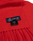 Robert Old - Red Classic Cashmere Scarf SCARVES Robert Old