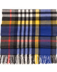 Robert Old - Multi Colour Check Cashmere Extra Large Scarf SCARVES Robert Old