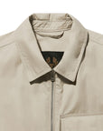 Belstaff - Stone Beige Drome Cotton Gabardine Overshirt BLOUSONS Belstaff