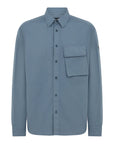 Belstaff - Blue Flint Scale Long Sleeve Shirt L/S SHIRTS Belstaff