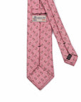 Robert Old - Pink Paisley Print Seven Fold 100% Silk Tie TIES/CRAVATS Robert Old