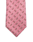 Robert Old - Pink Paisley Print Seven Fold 100% Silk Tie TIES/CRAVATS Robert Old