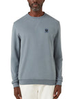 Belstaff - Flint Blue Fleece Cotton Sweatshirt SWEATS Belstaff