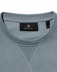 Belstaff - Flint Blue Fleece Cotton Sweatshirt SWEATS Belstaff