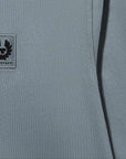 Belstaff - Flint Blue Fleece Cotton Sweatshirt SWEATS Belstaff